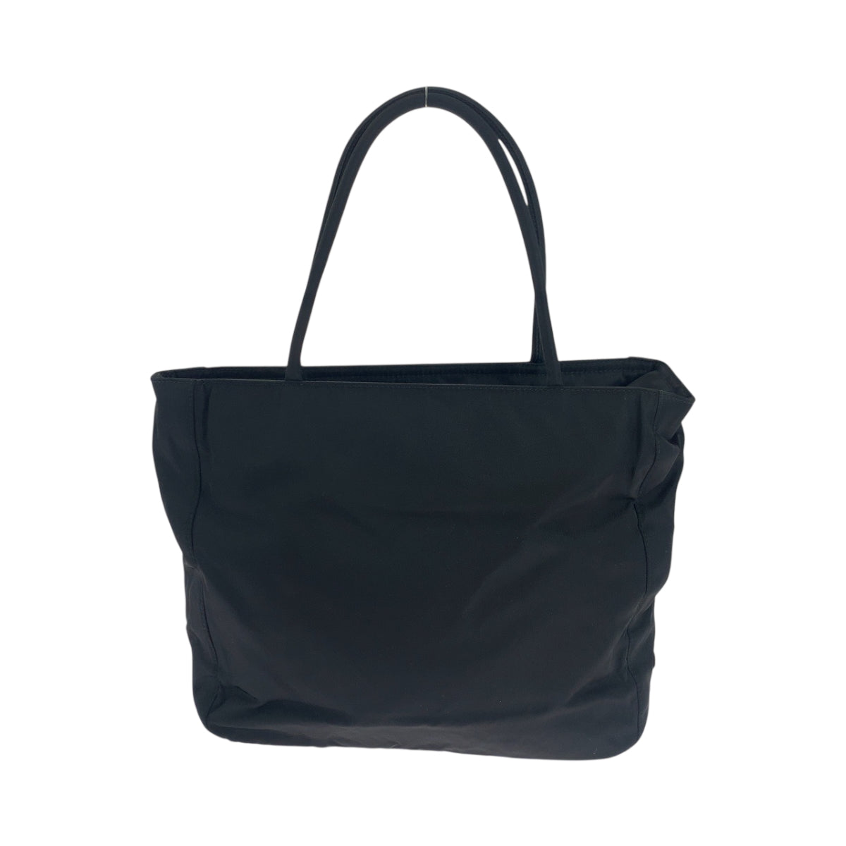 PRADA Tote Bag B8489 Nylon Black SilverMetal Test Triangle With logo