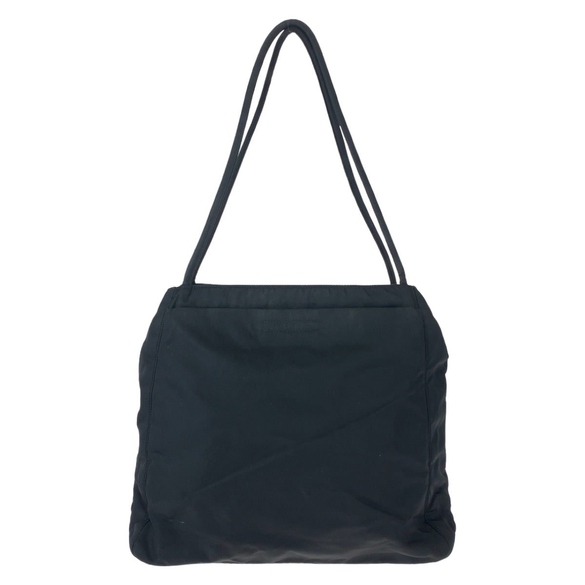 PRADA Tote Bag Nylon black Test Triangle With logo