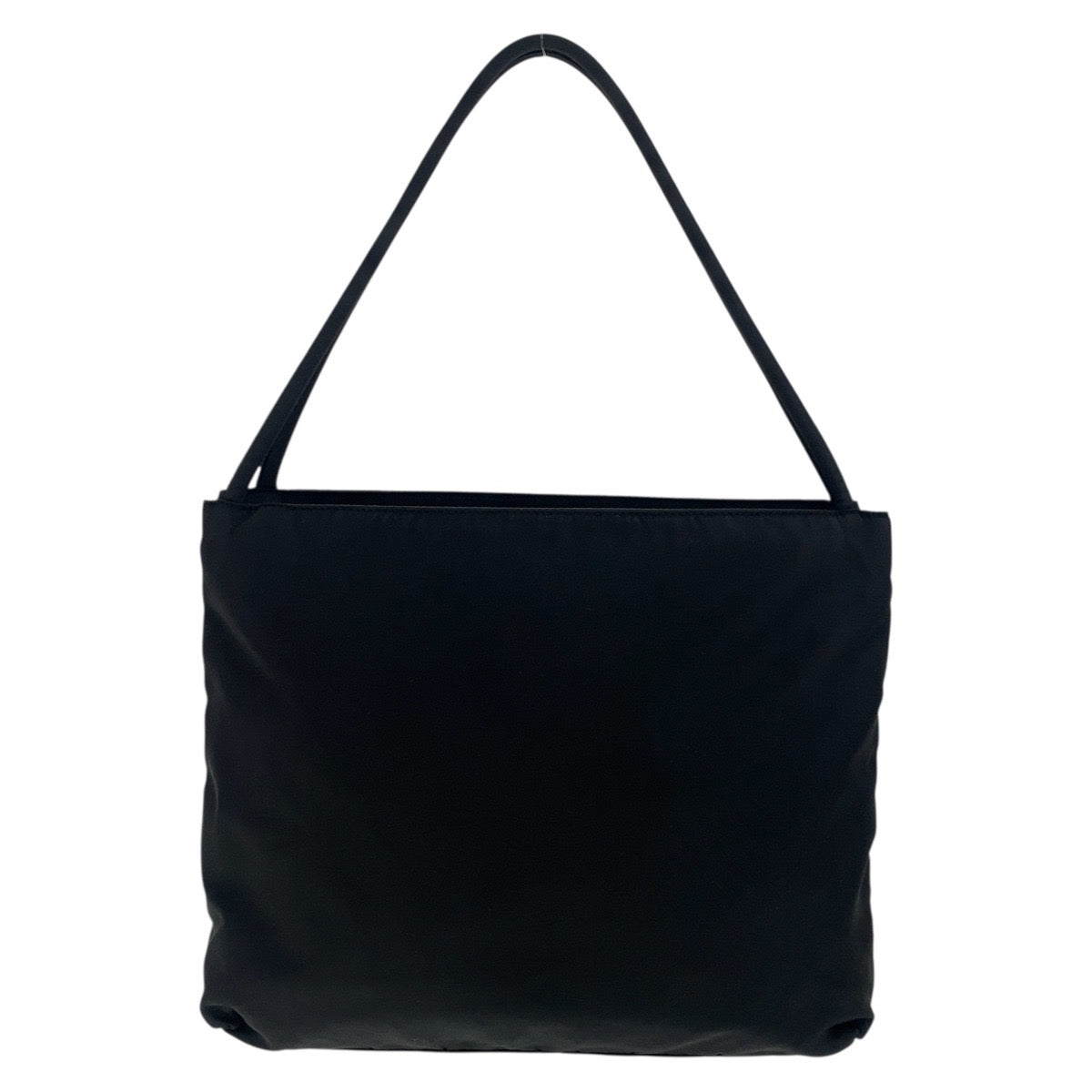 PRADA Tote Bag Nylon black Test Triangle With logo