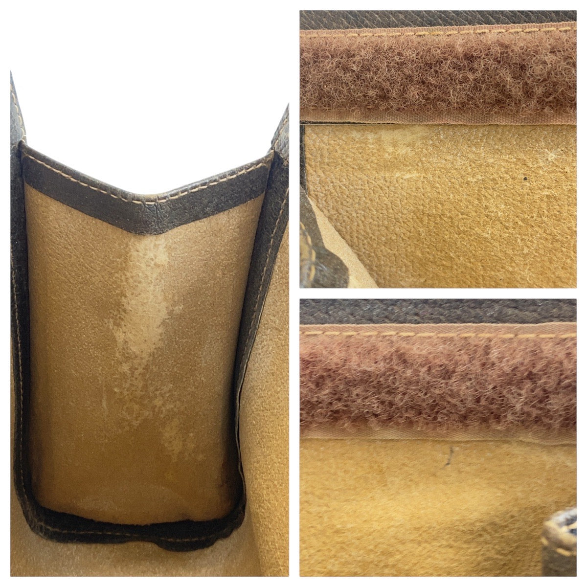 GUCCI Clutch bag 67 014 2125 GG Supreme Canvas Beige brown Old Gucci Shelly Line