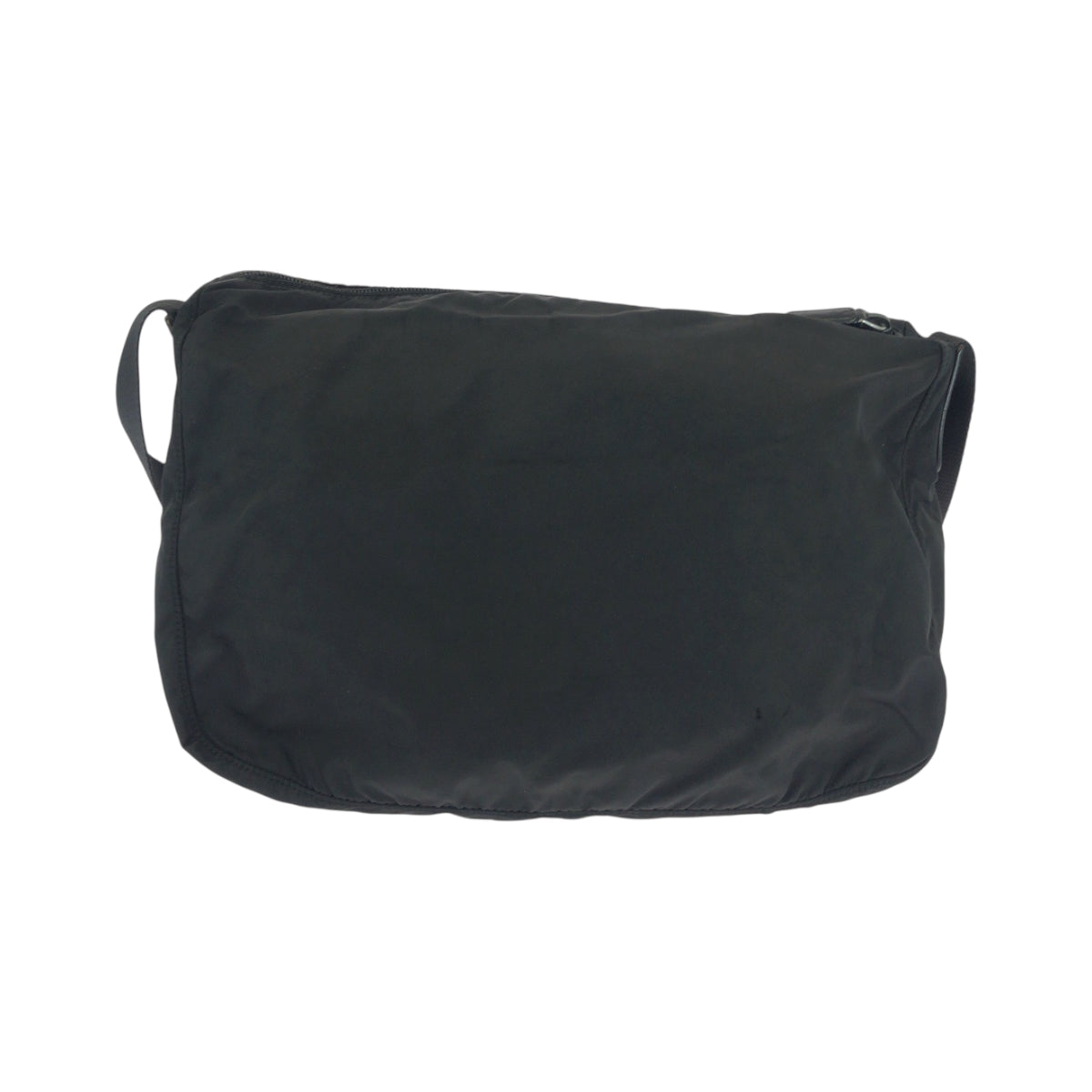 PRADA Shoulder Bag Nylon black Test Triangle With logo