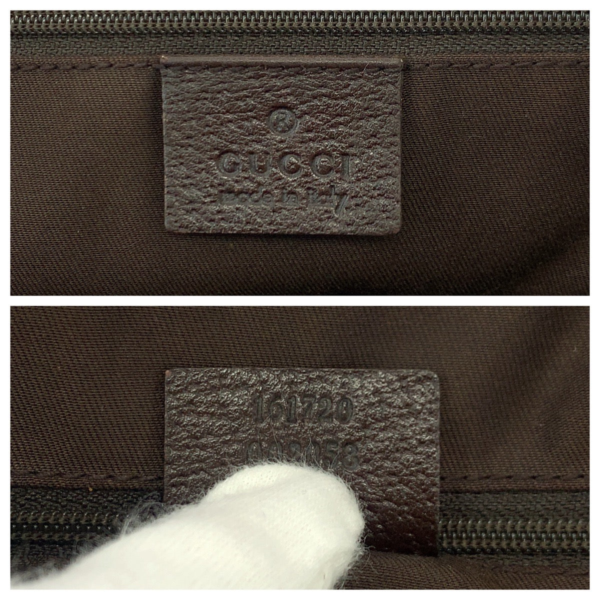 GUCCI Shoulder Bag 461720 GG canvas Beige Brown Gold Metal Sherry line Pretty