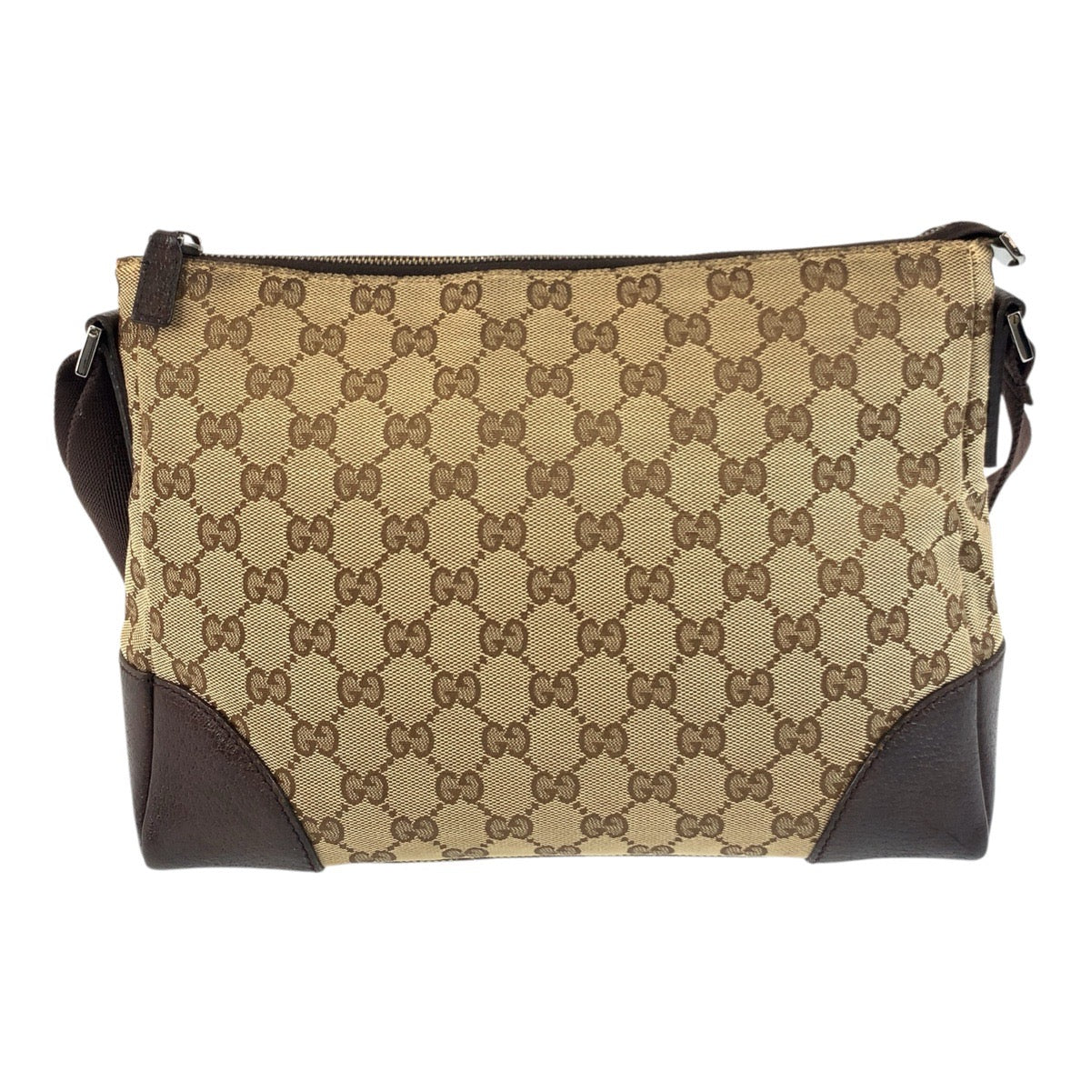 GUCCI Shoulder Bag 114273 GG canvas Beige brown
