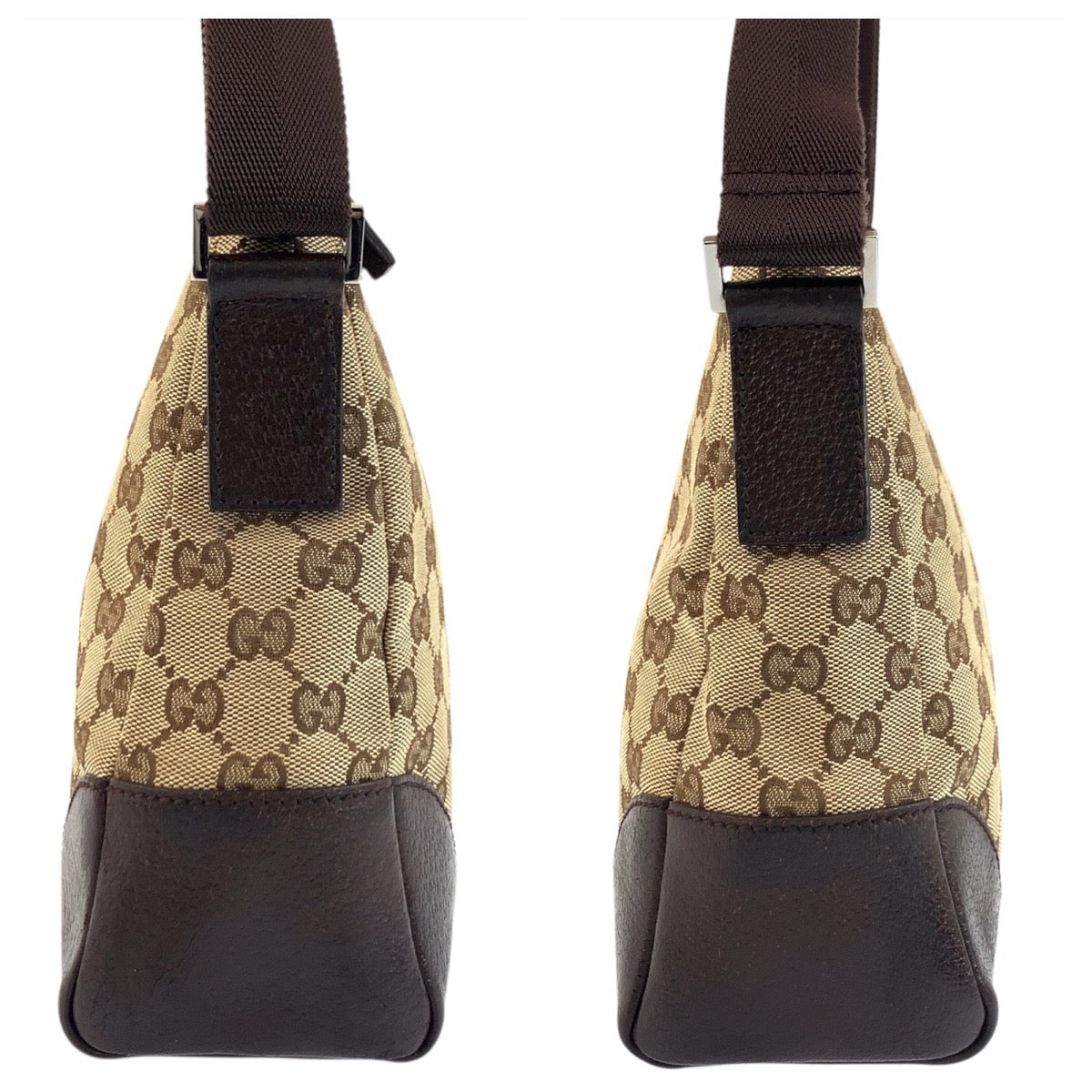 GUCCI Shoulder Bag 114273 GG canvas Beige brown