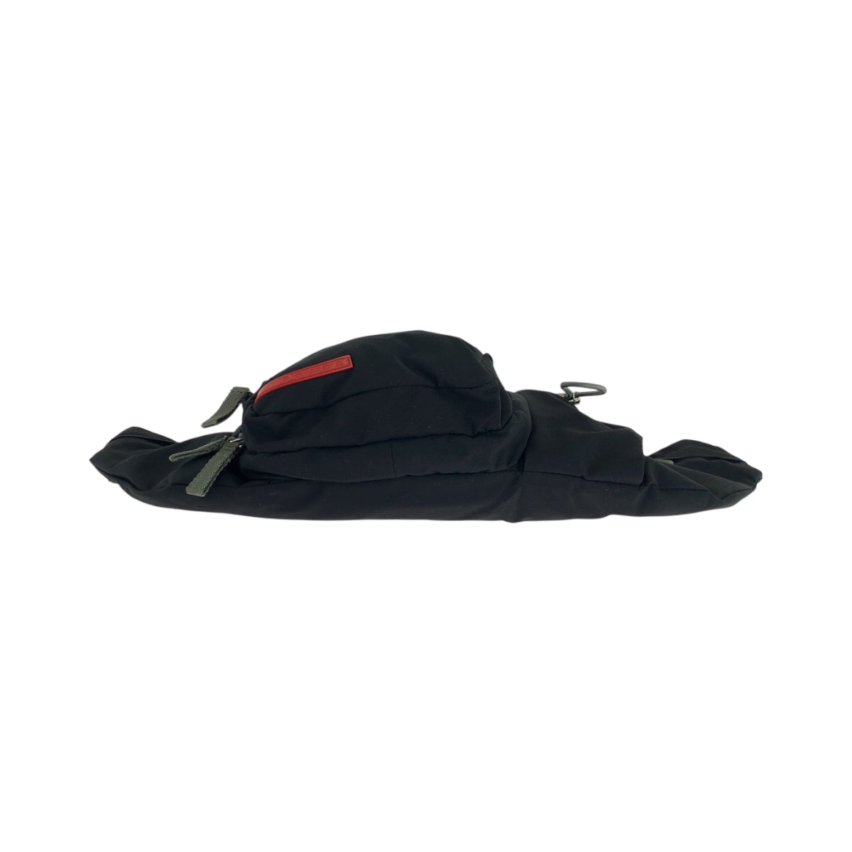 PRADA Waist bag 4VA056 Nylon Black SilverMetal PRADA Sports