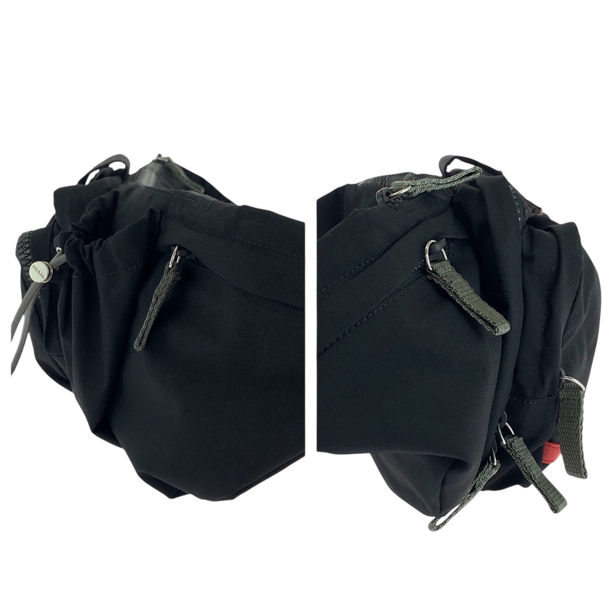 PRADA Waist bag 4VA056 Nylon Black SilverMetal PRADA Sports