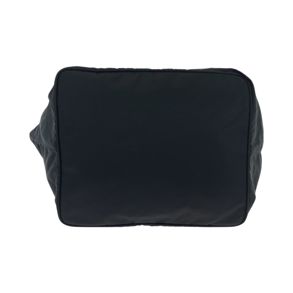 PRADA Tote Bag Nylon Black SilverMetal Test Triangle With logo