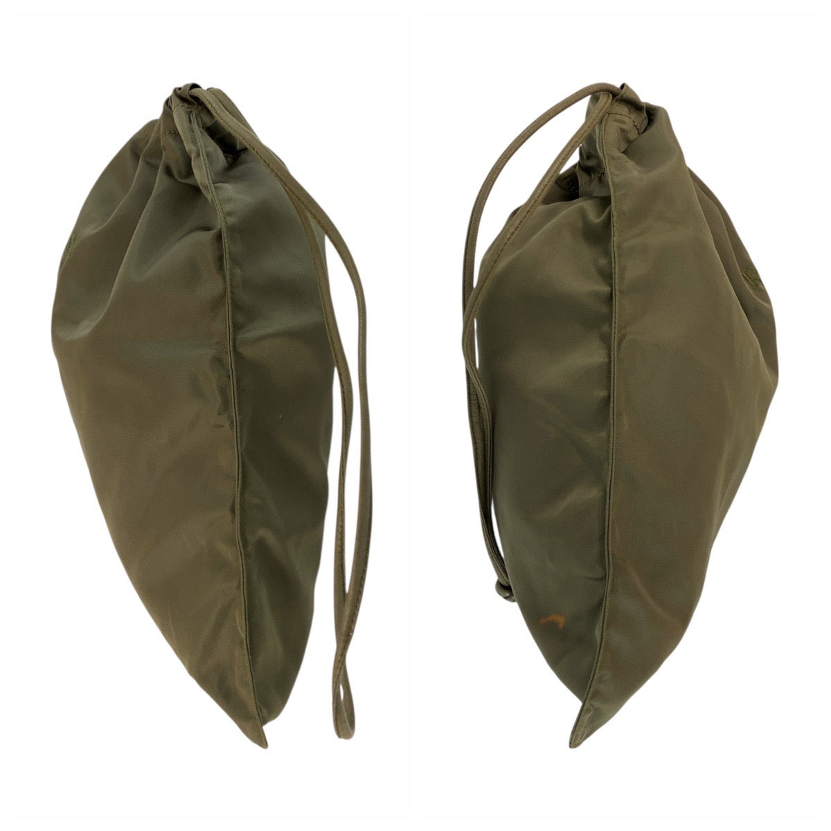 PRADA Shoulder Bag Nylon khaki Test