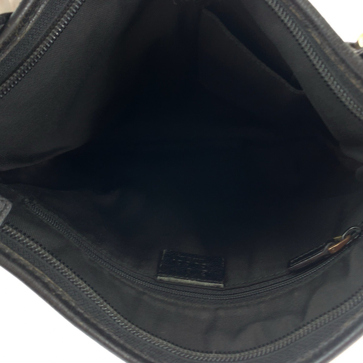 GUCCI Shoulder Bag 239347 leather Black SilverMetal Guccisima
