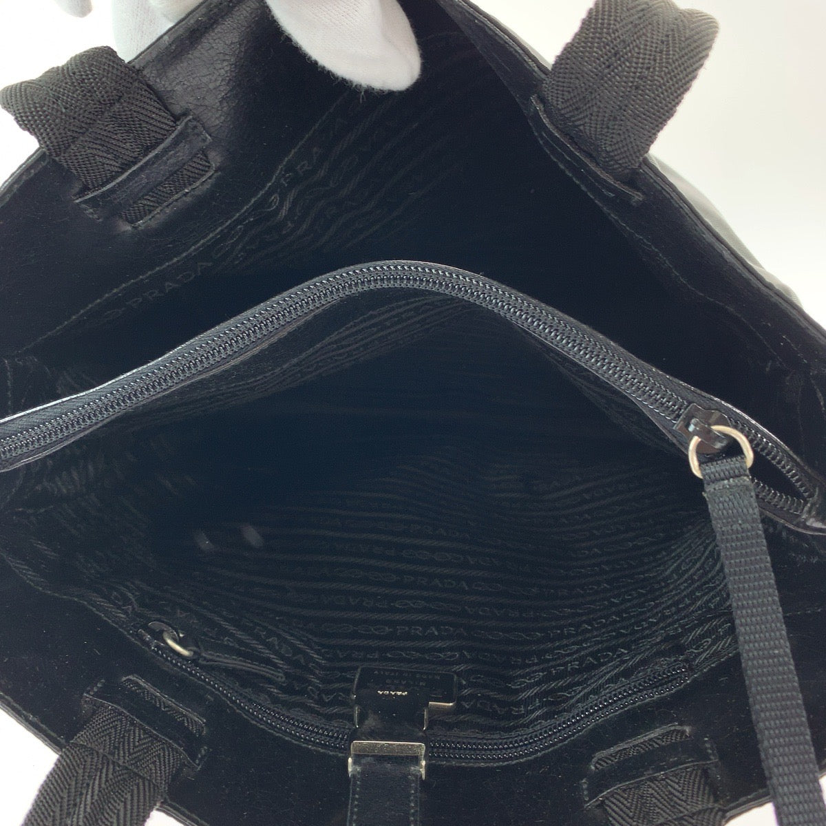 PRADA Tote Bag Nylon black Test