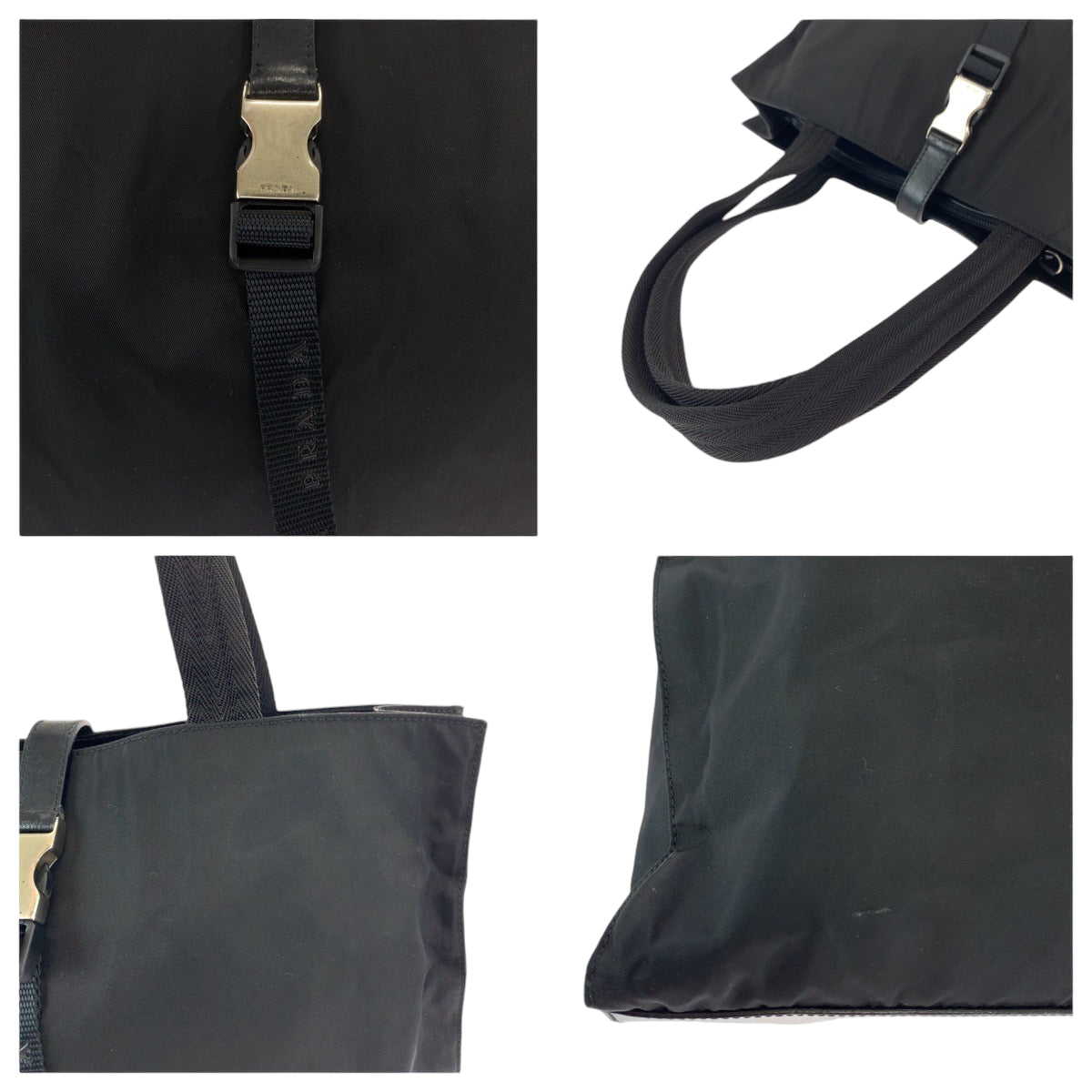 PRADA Tote Bag Nylon black Test