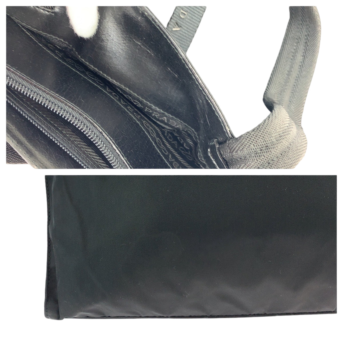 PRADA Tote Bag Nylon black Test
