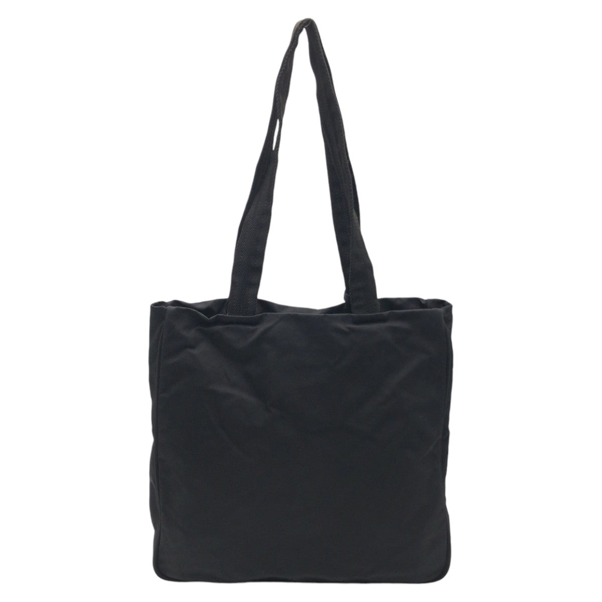 PRADA Tote Bag Nylon Black black Test Triangular logo