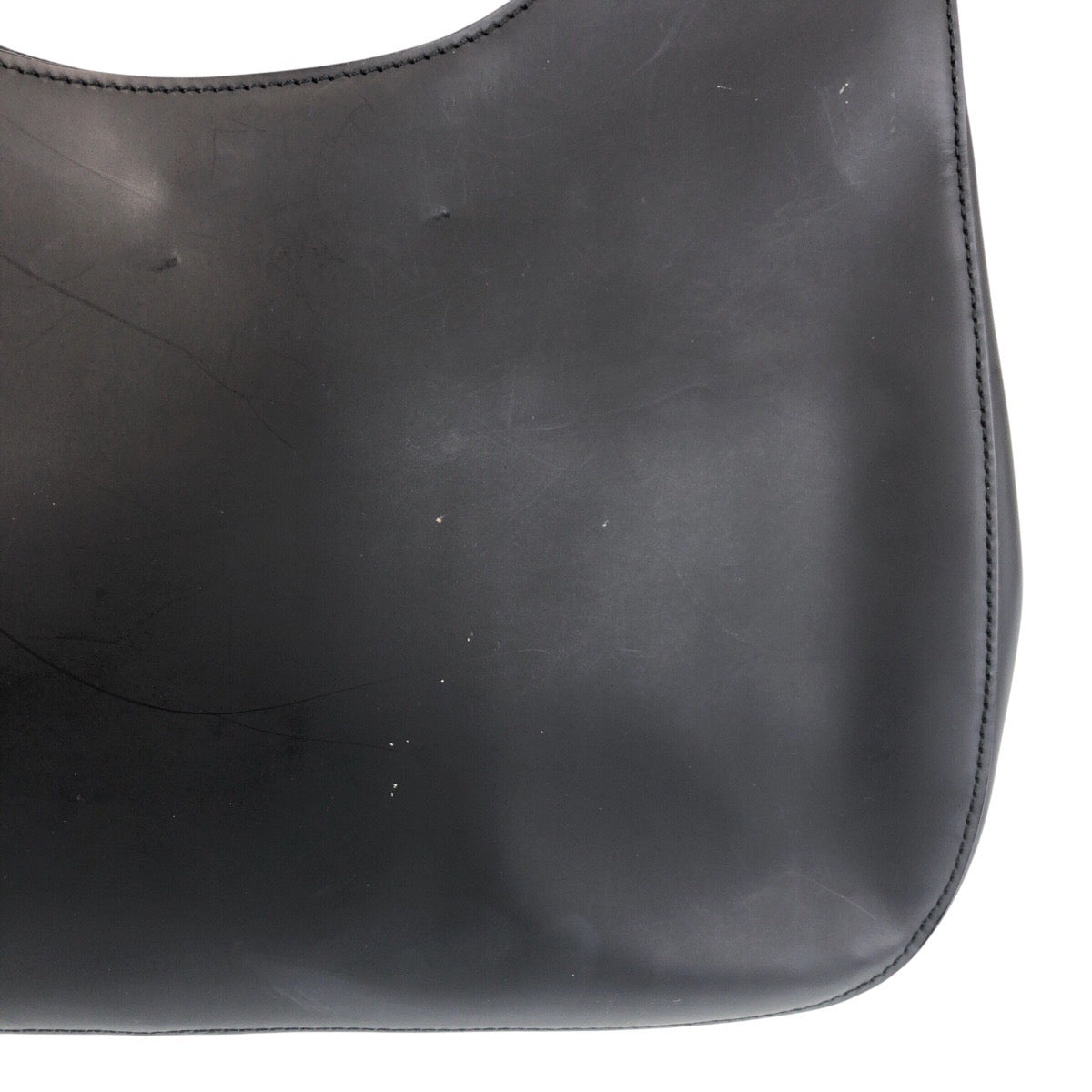 GUCCI Shoulder Bag 001 3739 leather Black black red Bamboo