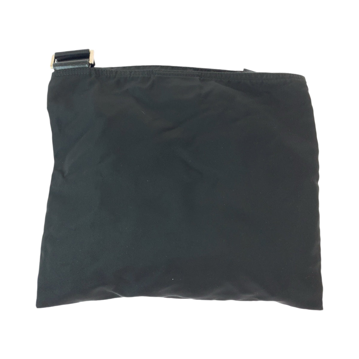 PRADA Shoulder Bag Nylon black Test Triangle With logo