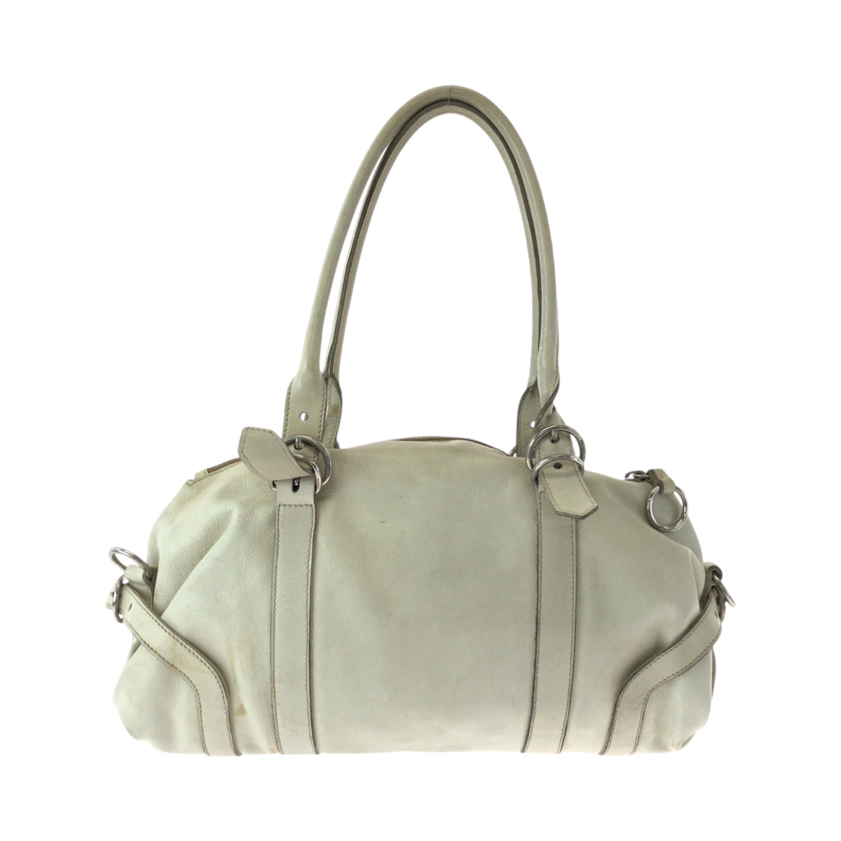 PRADA Handbag leather white