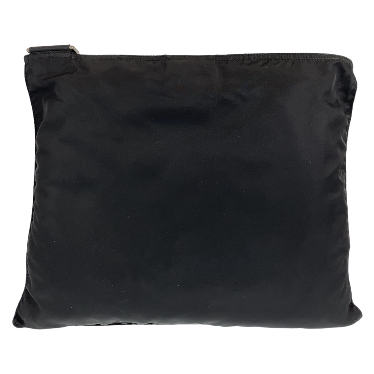 PRADA Shoulder Bag Nylon black Test Triangle With logo