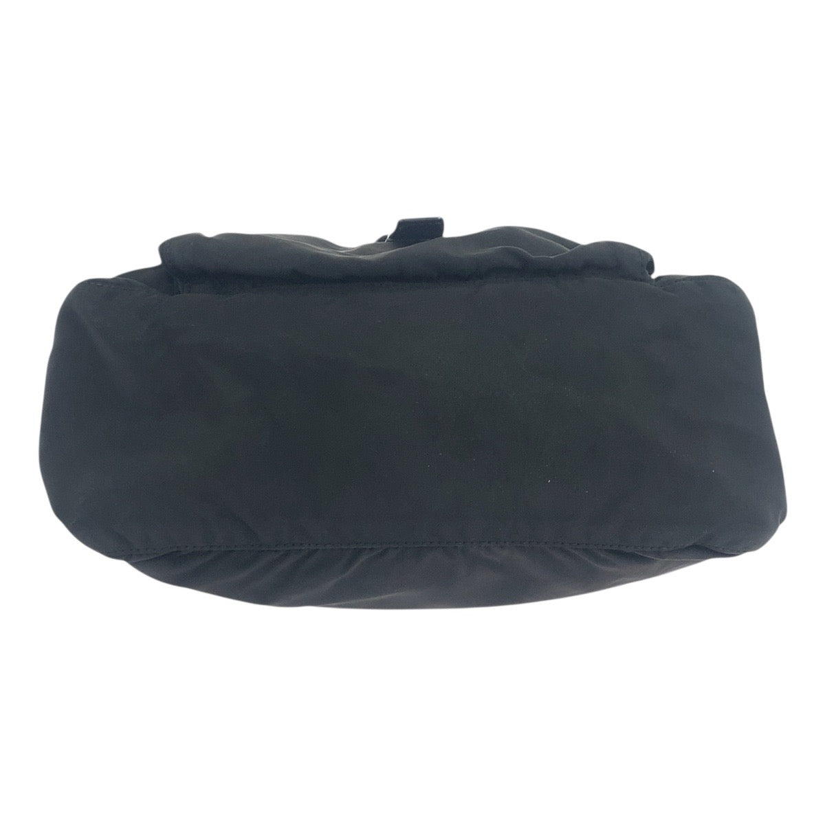 PRADA Shoulder Bag Nylon black Test Triangle With logo