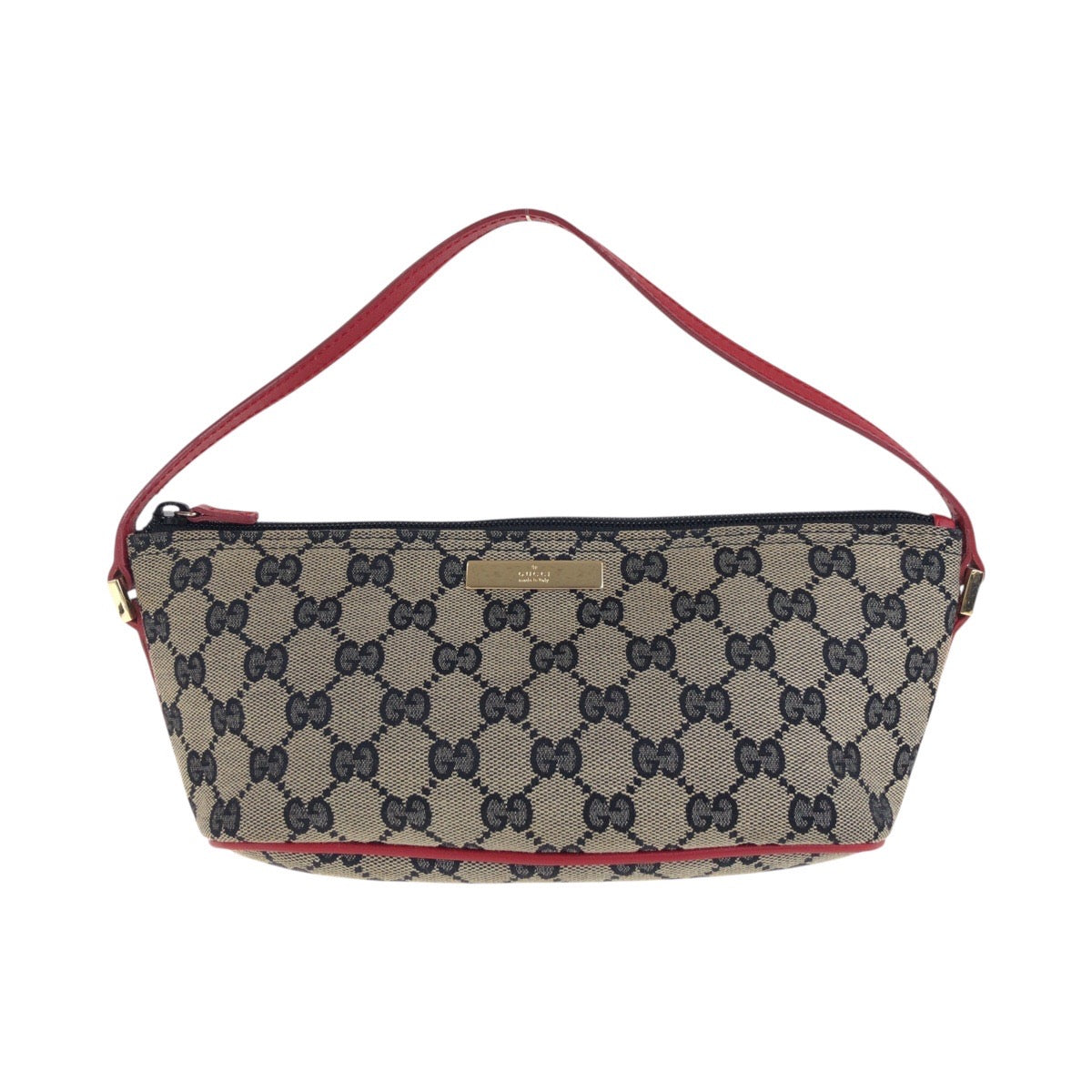 GUCCI Handbag 039 1103 GG canvas Black red
