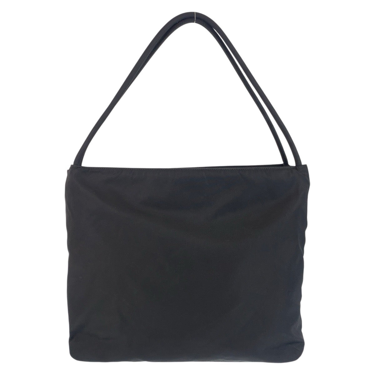 PRADA Tote Bag Nylon black Test Triangle With logo