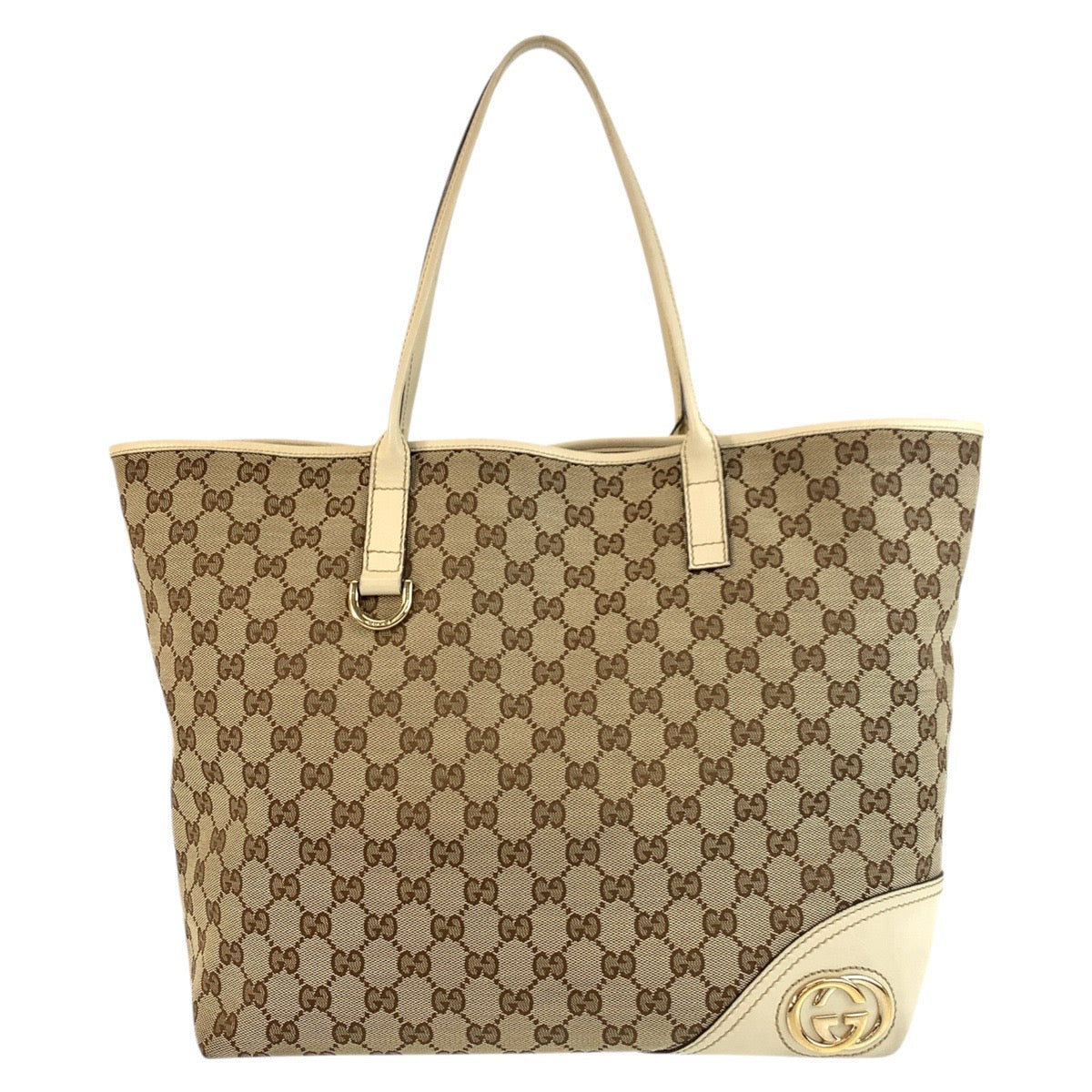 GUCCI Tote Bag 169945 GG canvas beige Abby Newbritt