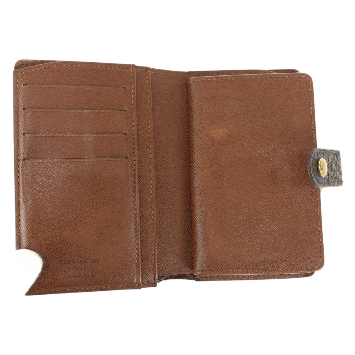 LOUIS VUITTON Bifold Wallet M61674 PVC Brown Monogram Portefeuille Viennoiserie
