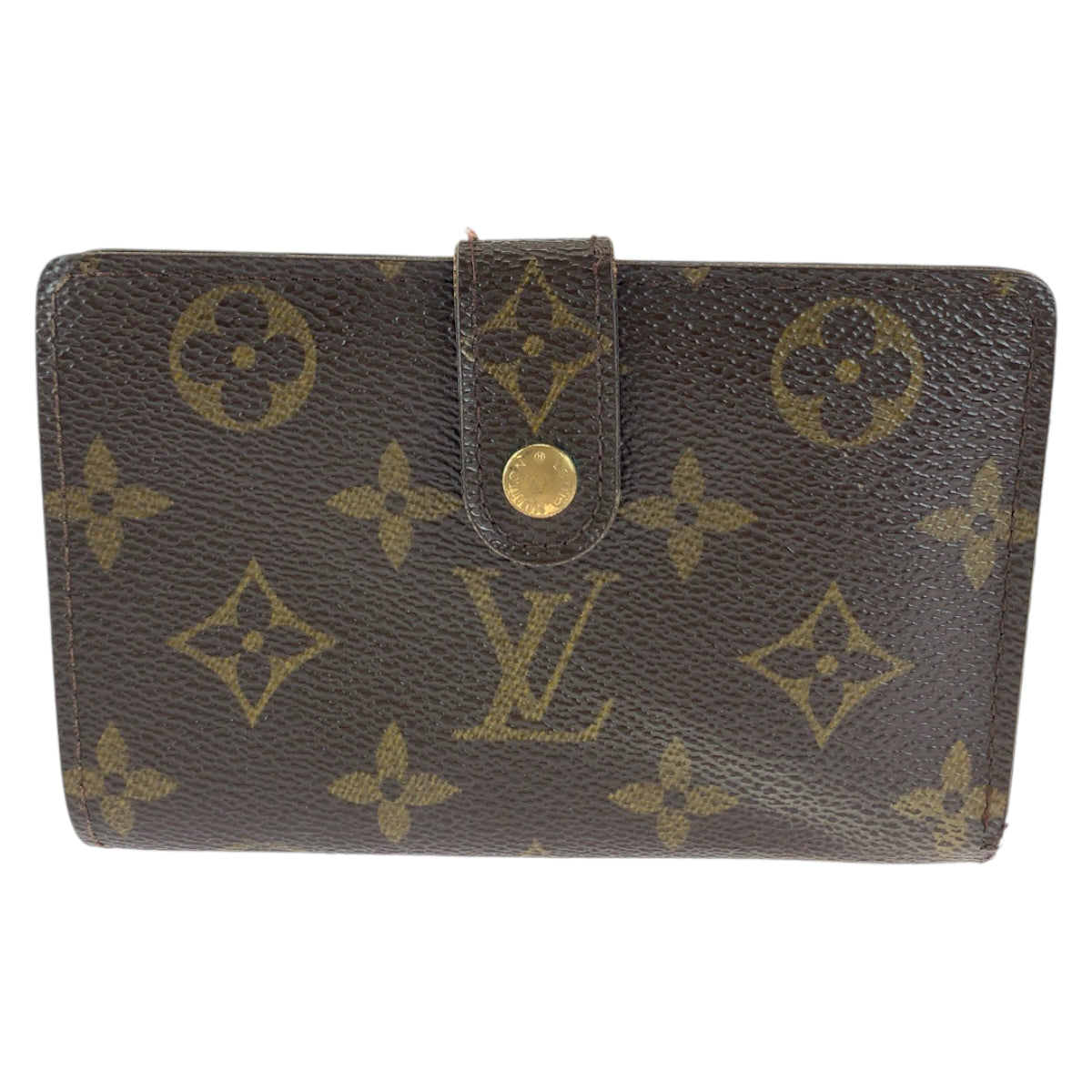 LOUIS VUITTON Bifold Wallet M61674 PVC Brown Monogram Portefeuille Viennoiserie