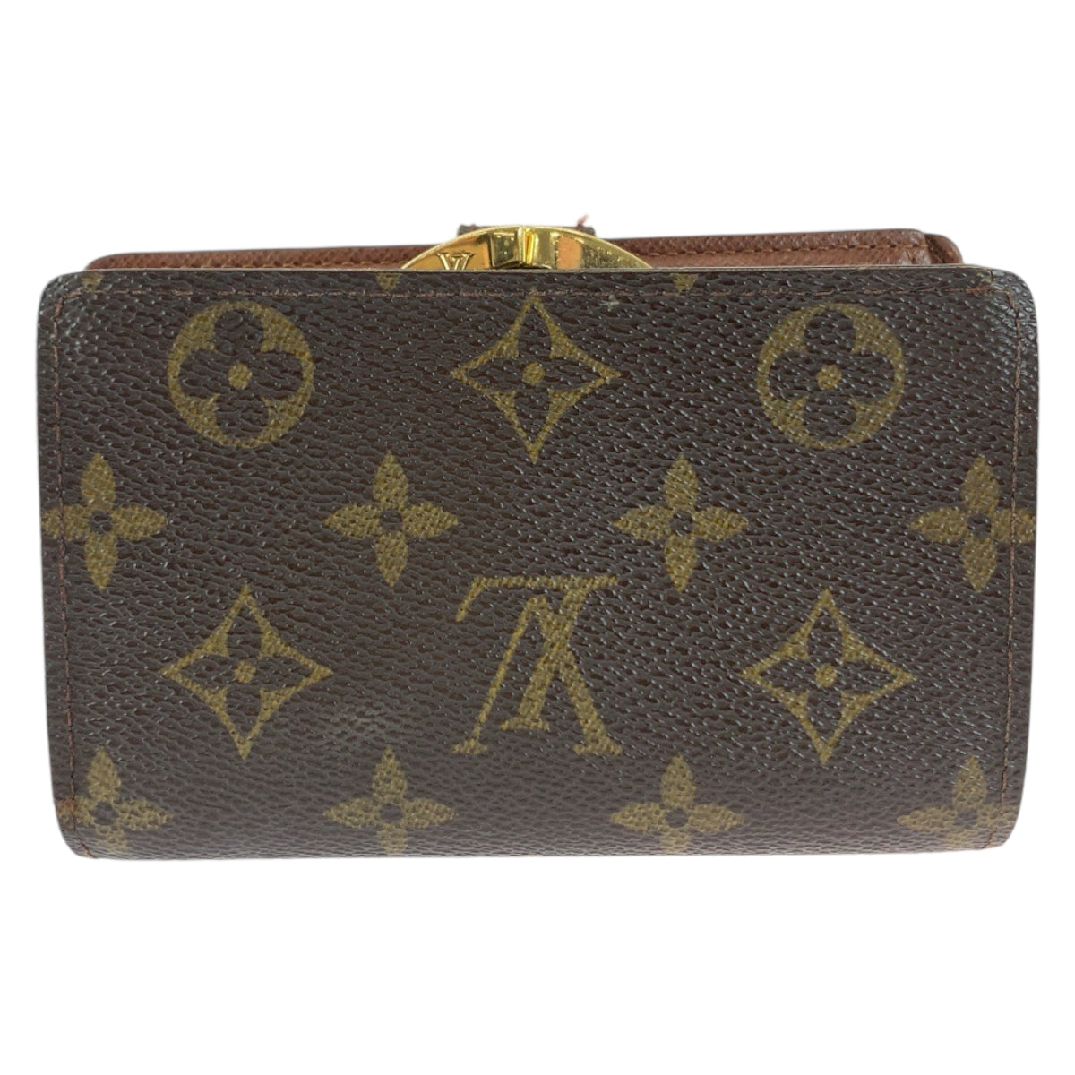 LOUIS VUITTON Bifold Wallet M61674 PVC Brown Monogram Portefeuille Viennoiserie