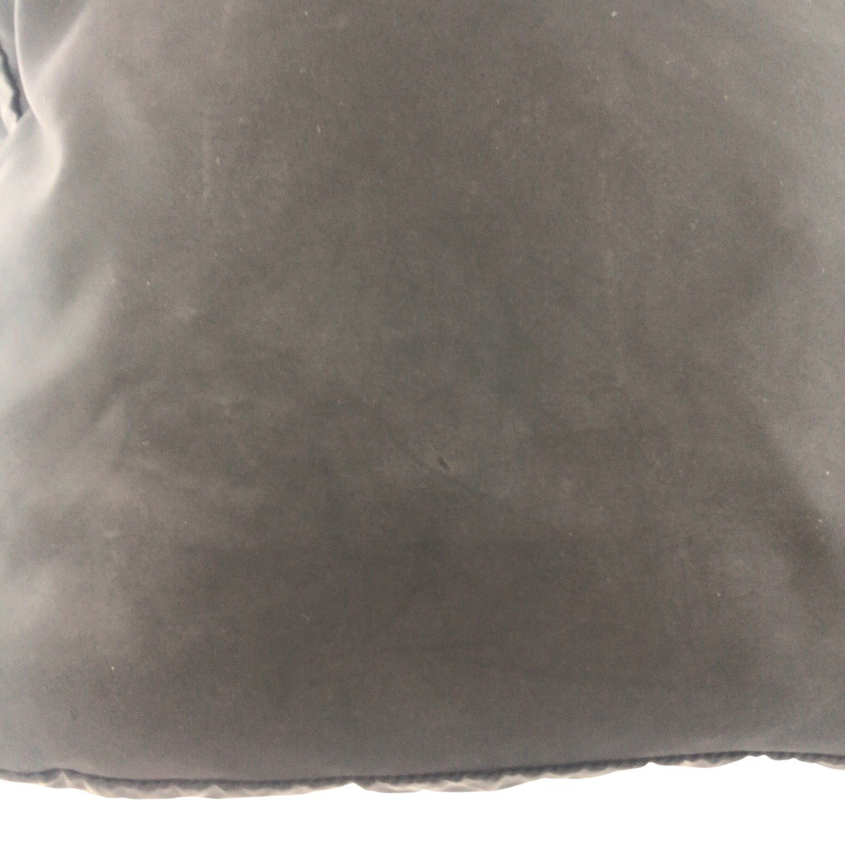 PRADA Shoulder Bag Nylon Black SilverMetal Test Triangle With logo