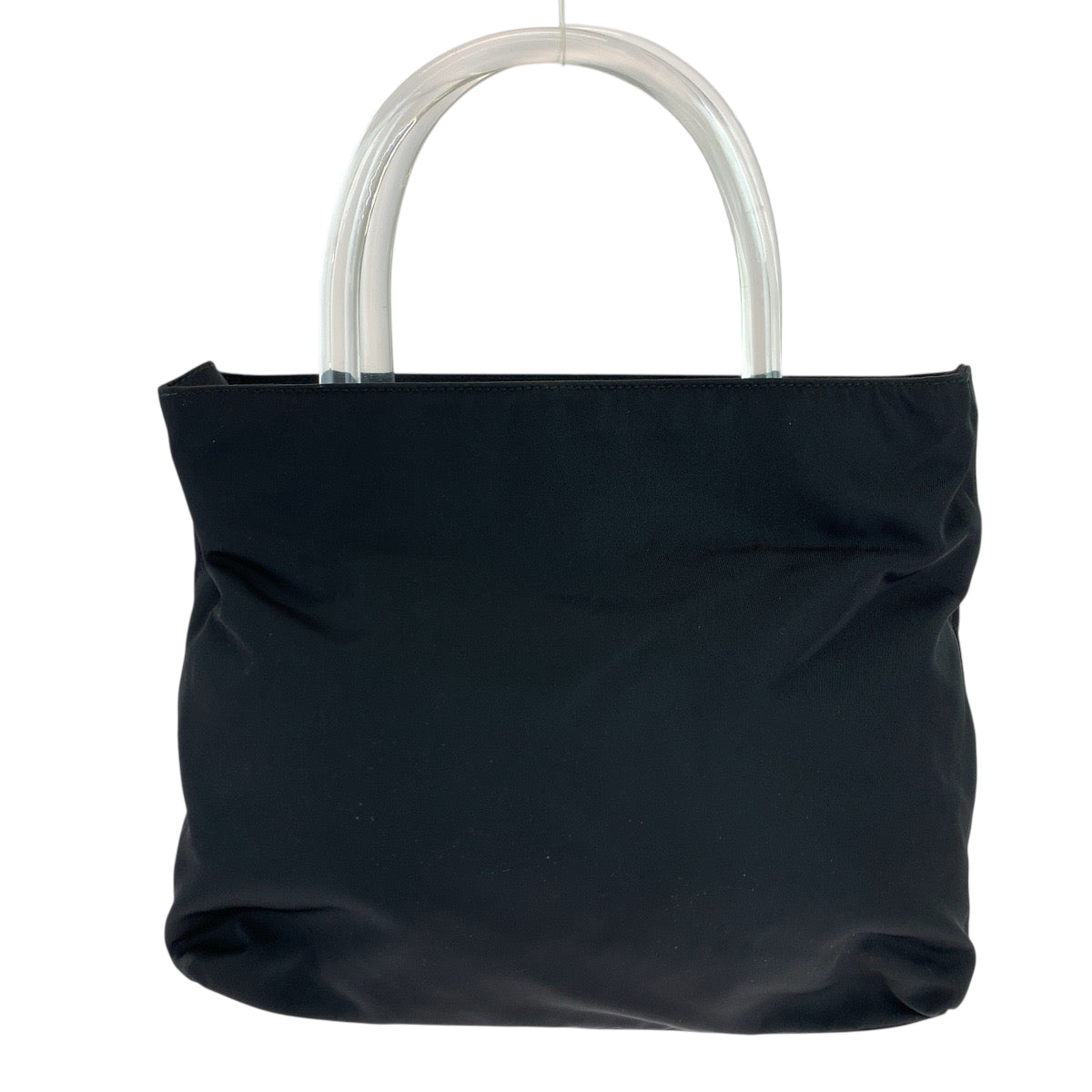 PRADA Tote Bag Nylon black Test Triangle With logo