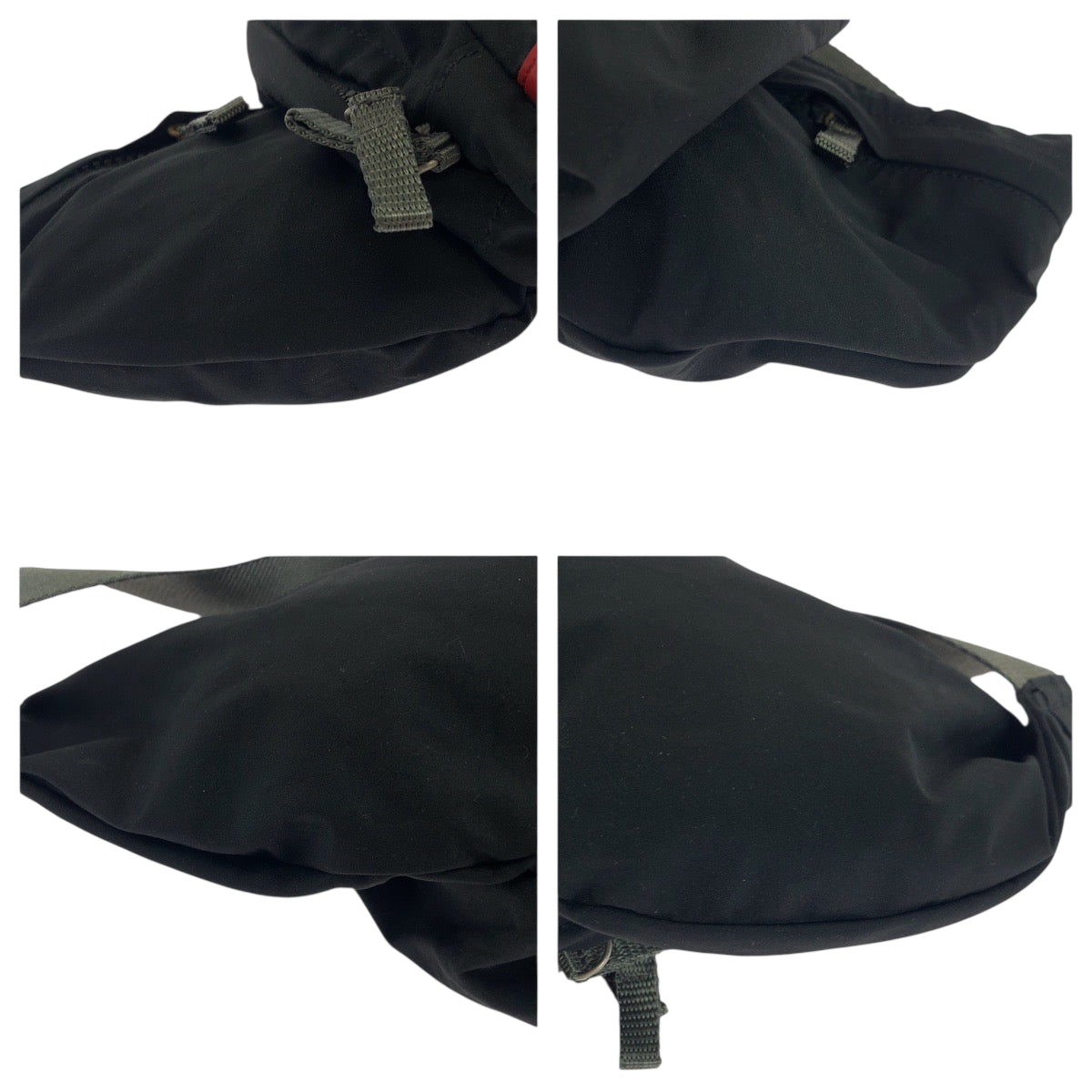 PRADA Waist bag 4VA056 Nylon Black SilverMetal PRADA Sports