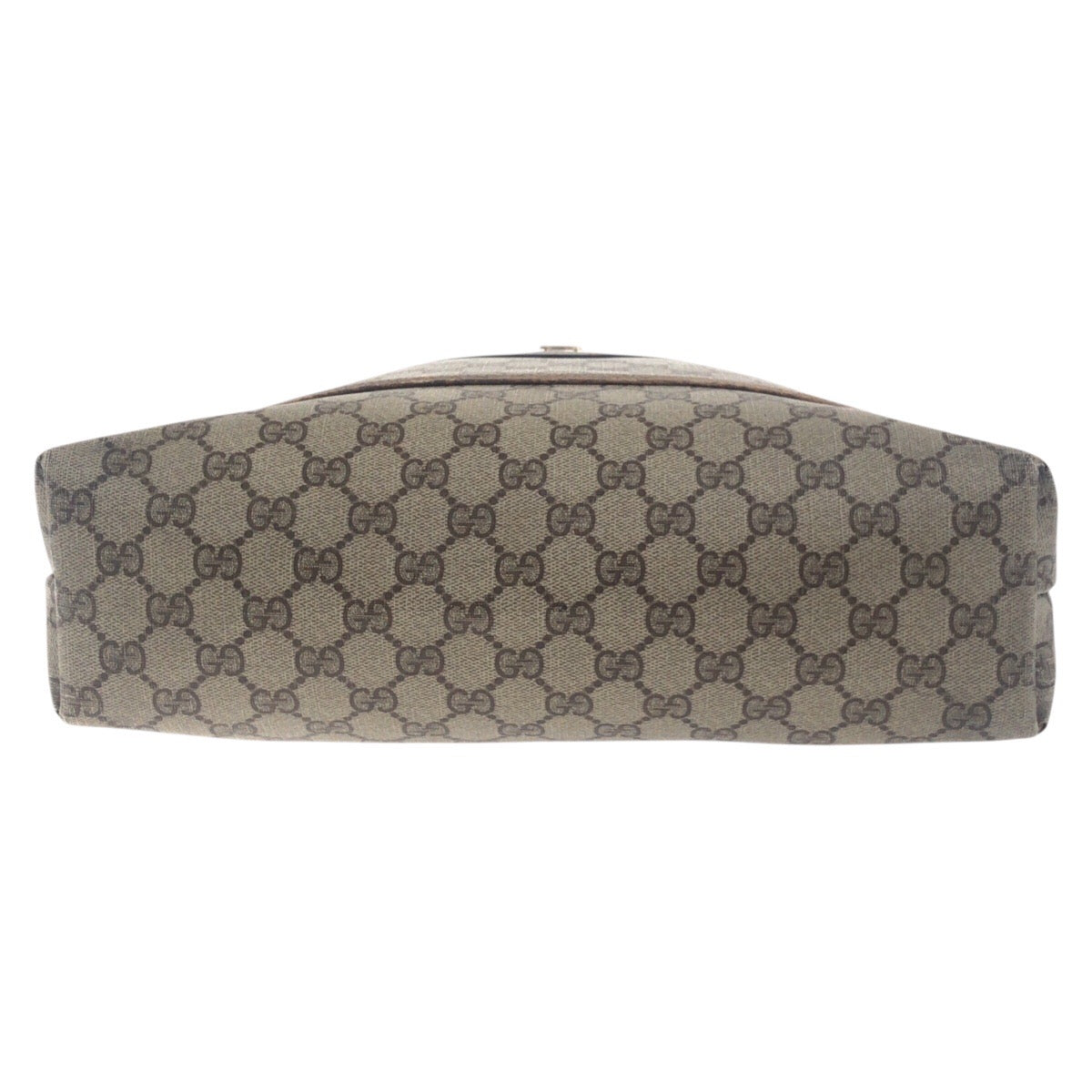 GUCCI Tote Bag 50205 GG Supreme Canvas Beige brown Old Gucci Shelly Line