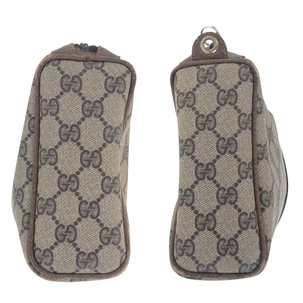GUCCI Clutch bag 001 312 0470 GG Supreme Canvas beige Old Gucci Shelly Line