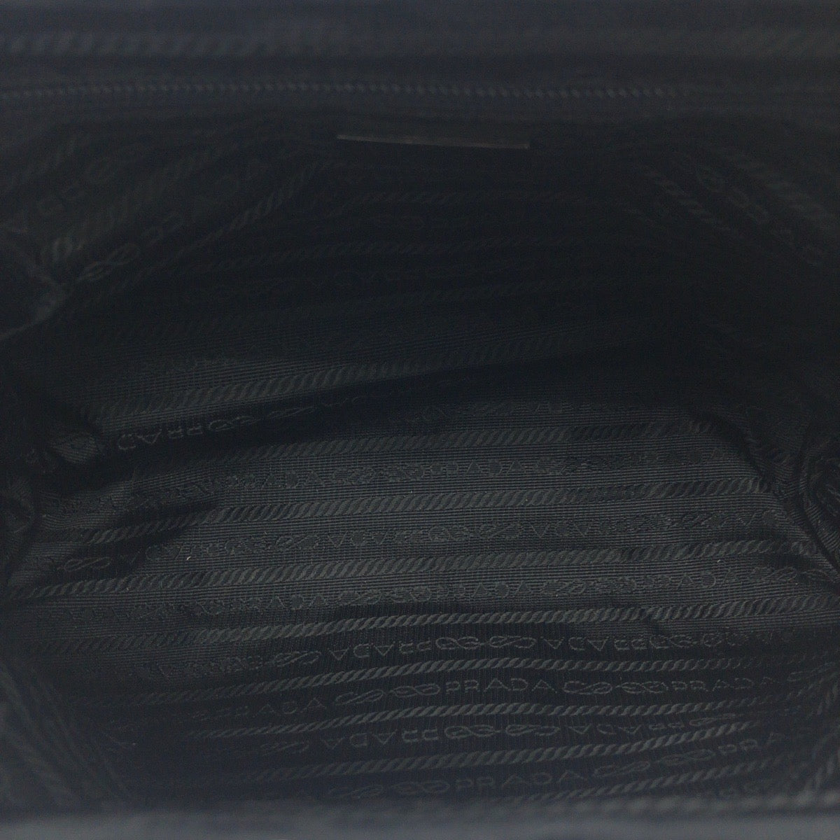 PRADA Tote Bag Velor Black Silver Metal Velor
