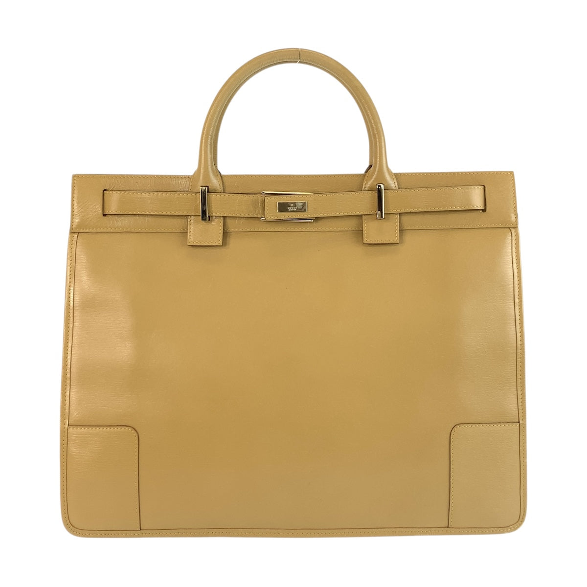 GUCCI Business bag 002 1090 leather Beige Gold Metal