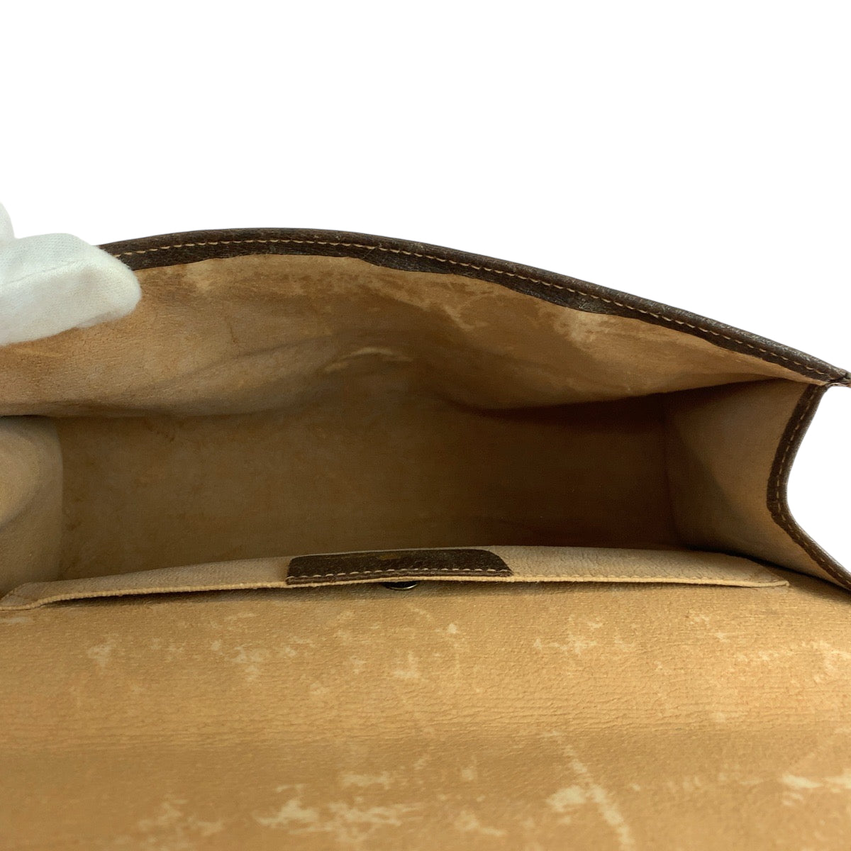 GUCCI Clutch bag 156 01 030 GG Supreme Canvas Beige brown Old Gucci Shelly Line