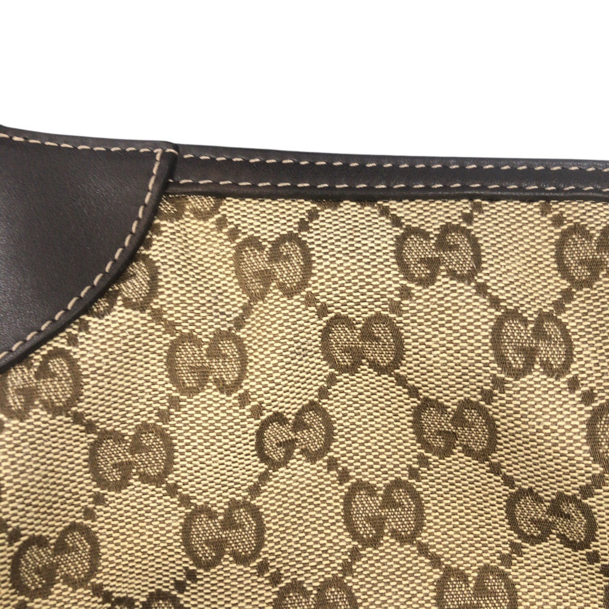 GUCCI Handbag 224093 GG canvas Beige brown Sherry line