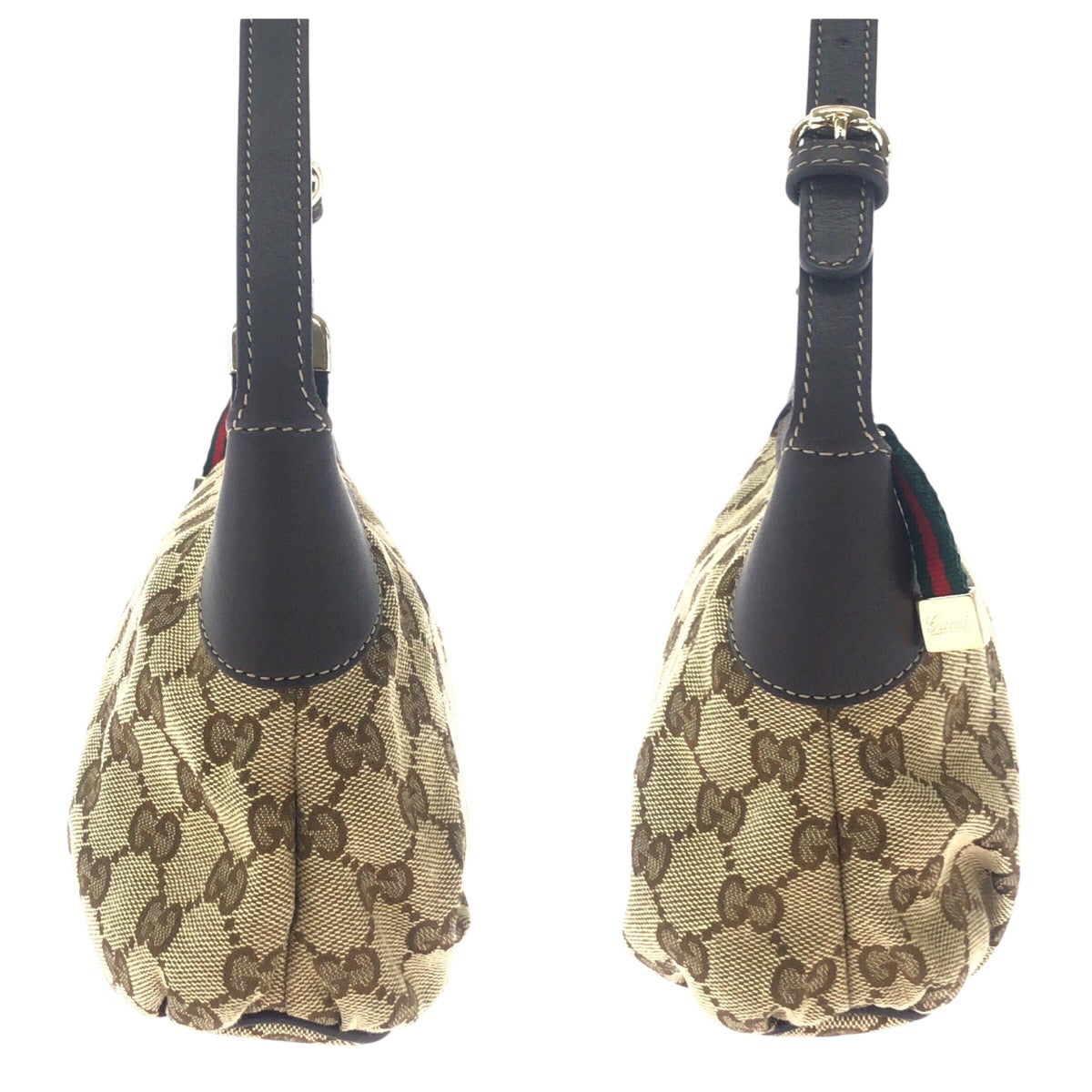 GUCCI Handbag 224093 GG canvas Beige brown Sherry line