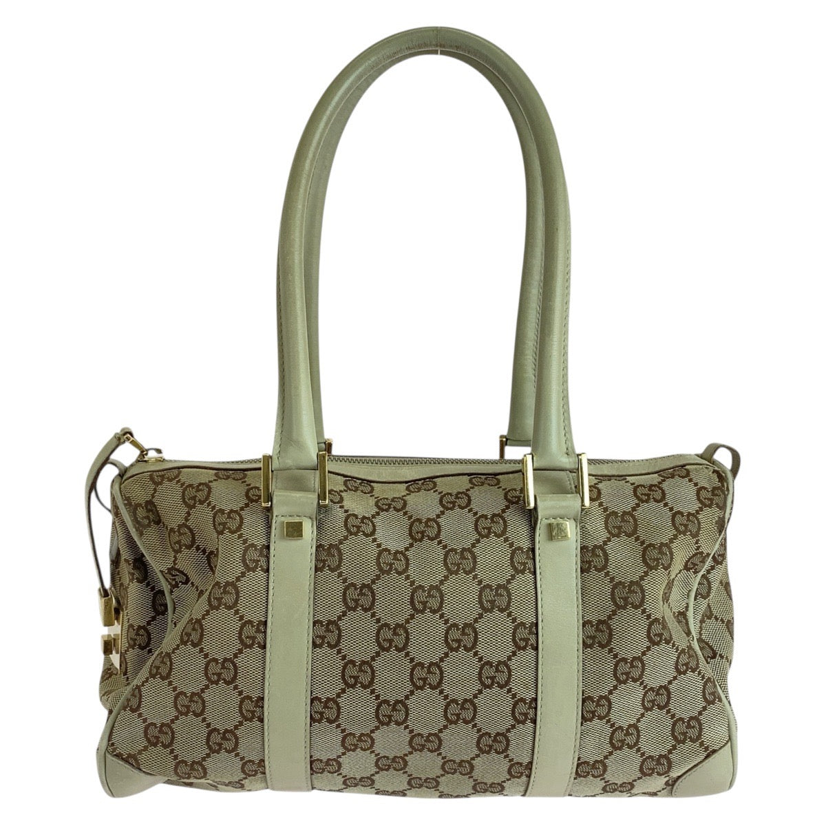 GUCCI Handbag 000 0851 GG canvas Beige Gold Metal