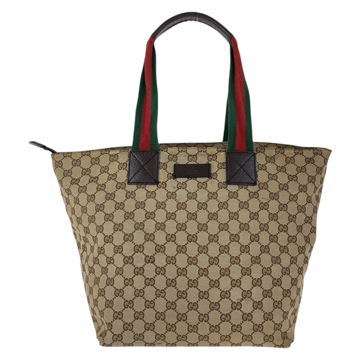 GUCCI Tote Bag 131231 GG canvas Beige brown Sherry line