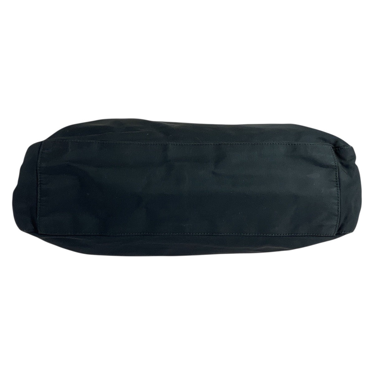 PRADA Shoulder Bag Nylon Black SilverMetal Test Triangle With logo