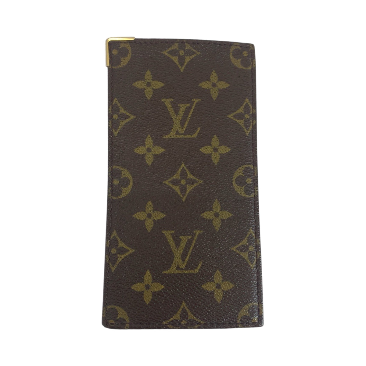 LOUIS VUITTON Long Wallet Purse PVC Brown Monogram Stock IPO Commemorative Check Case OFFER PAR