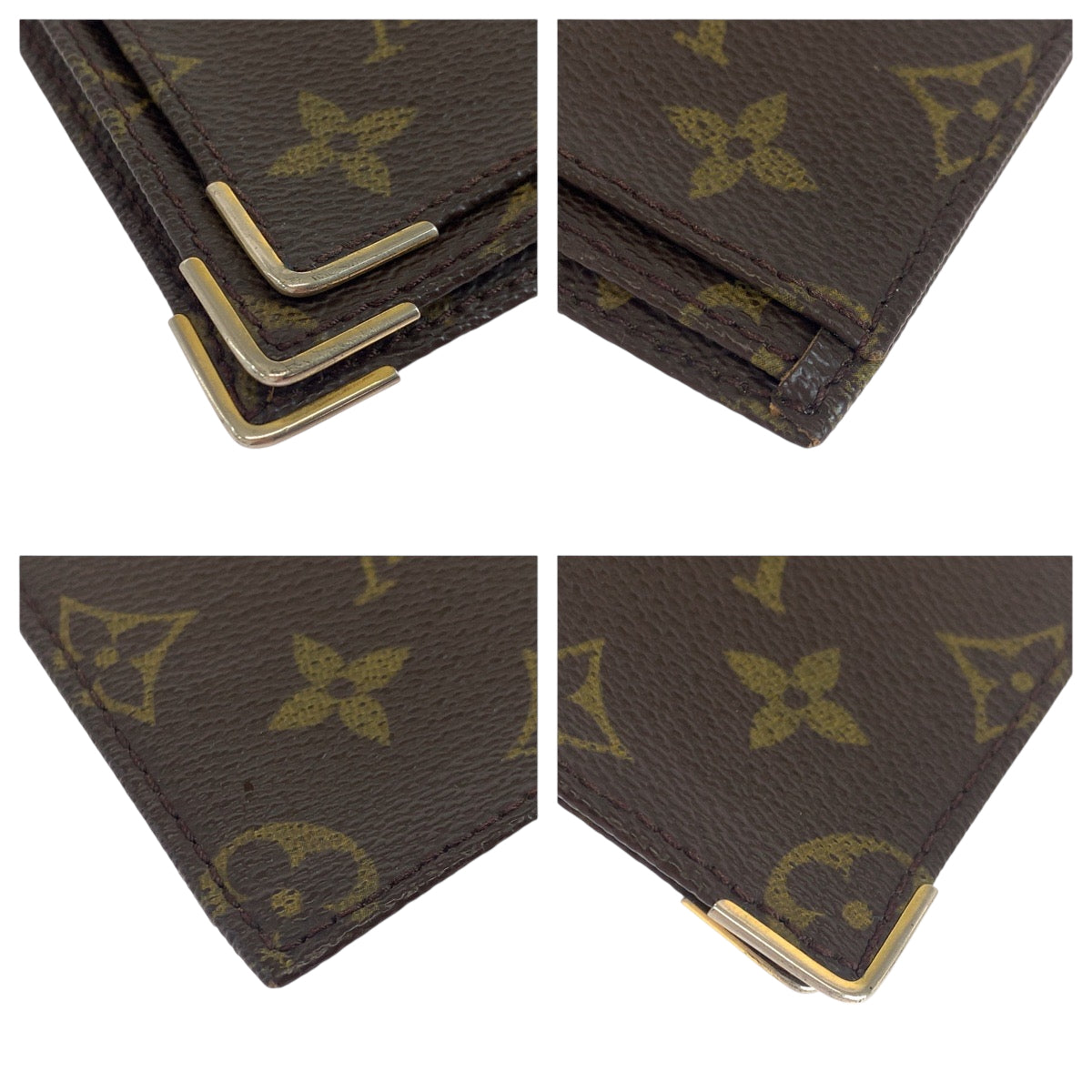 LOUIS VUITTON Long Wallet Purse PVC Brown Monogram Stock IPO Commemorative Check Case OFFER PAR