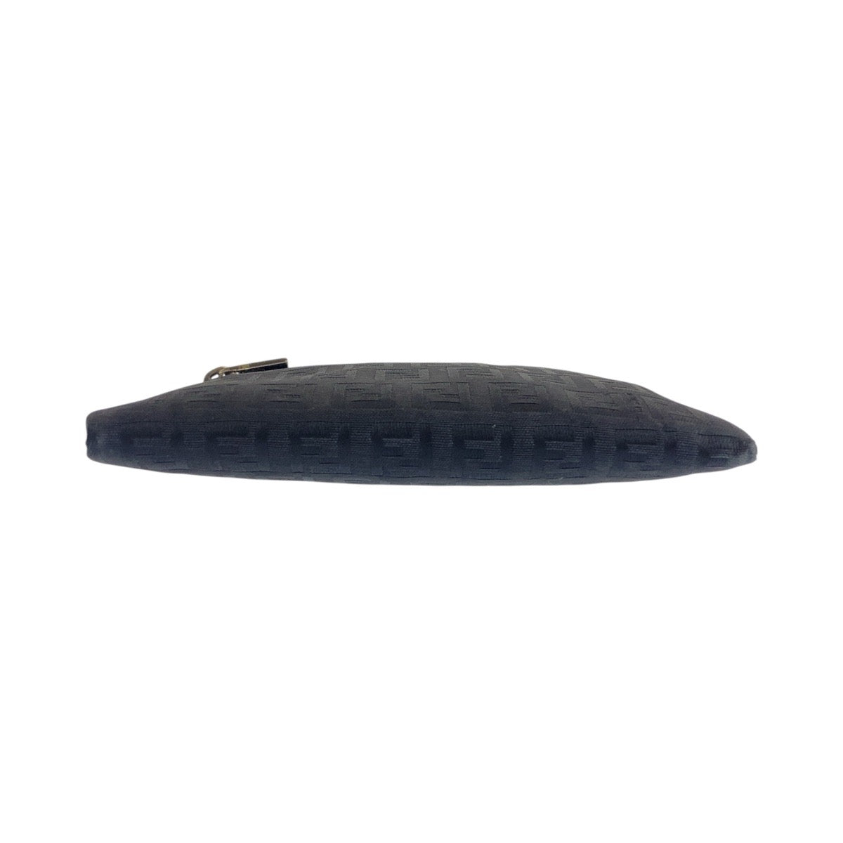 FENDI Pouch 7N0012 Nylon Black SilverMetal Zucchino