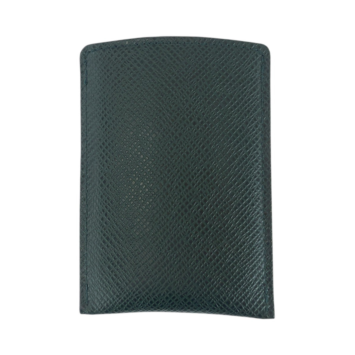 LOUIS VUITTON Card Case M30544 leather Epithea dark green Epi Etui Cult Devisite Toilette