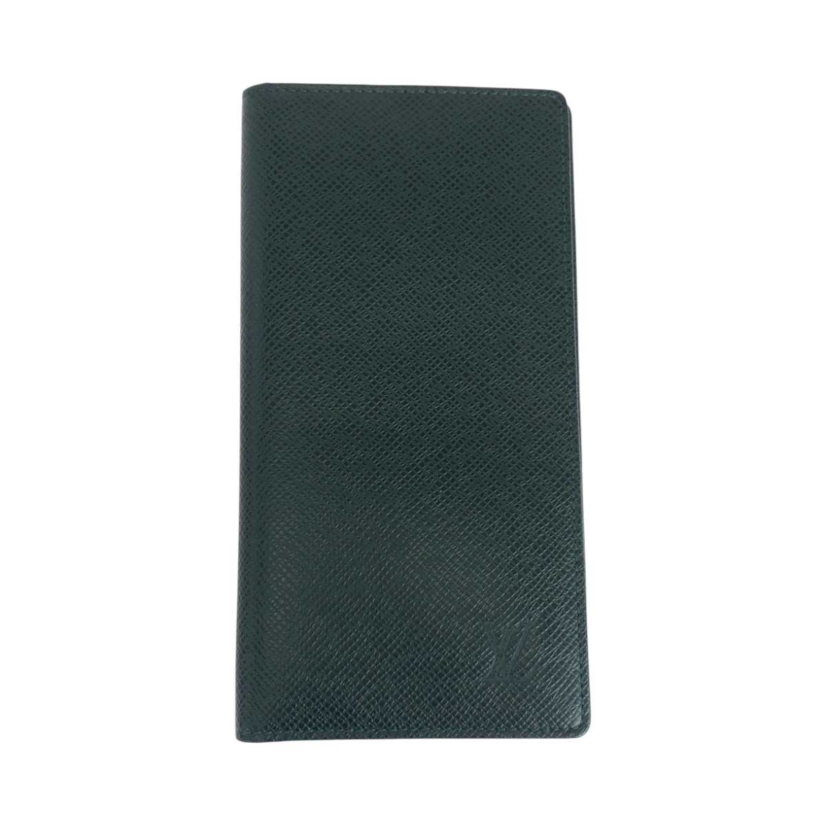 LOUIS VUITTON Long Wallet Purse M30404 Taiga Episea Green Taiga Porto 14 Cult Credit