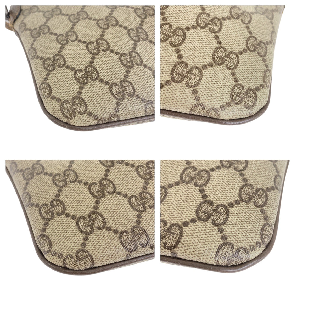 GUCCI Shoulder Bag 904 02 047 GG Supreme Canvas Beige multicolor Old Gucci Shelly Line