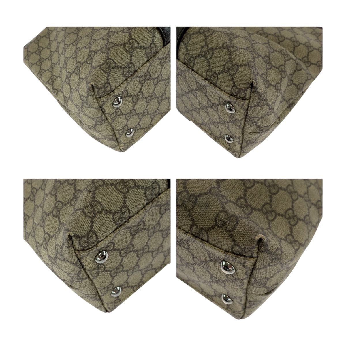GUCCI Tote Bag 114595 GG Supreme Canvas beige