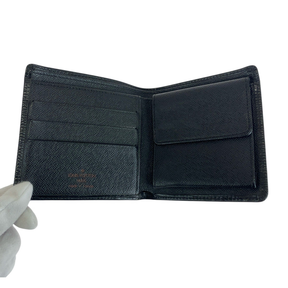 LOUIS VUITTON Bifold Wallet M60612 leather Noir black Epi PortefeuilleMarco