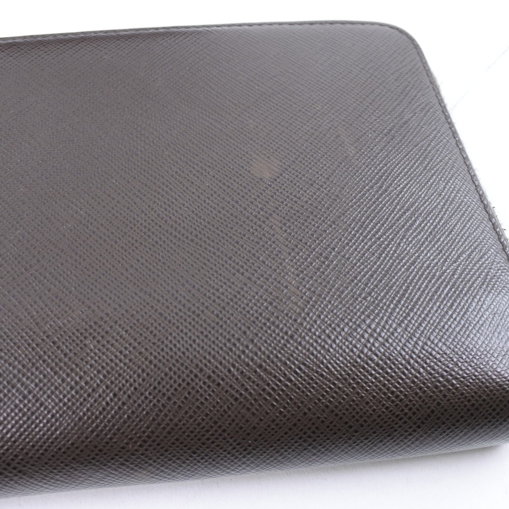 PRADA Long Wallet Purse 2ML220 Safiano Brown Brown Zip Around